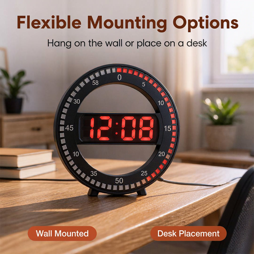 ๐ก Transform Your Interior with the 2026 Circular LED Clock! โจ