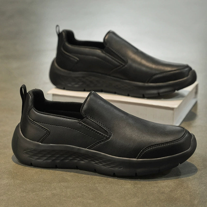 👞 Men's Waterproof Slip-On Work & Walking Shoes