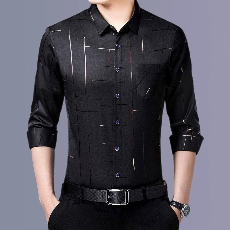 Italian Collection™ Business Silk Long Shirt For men 2026 ✨