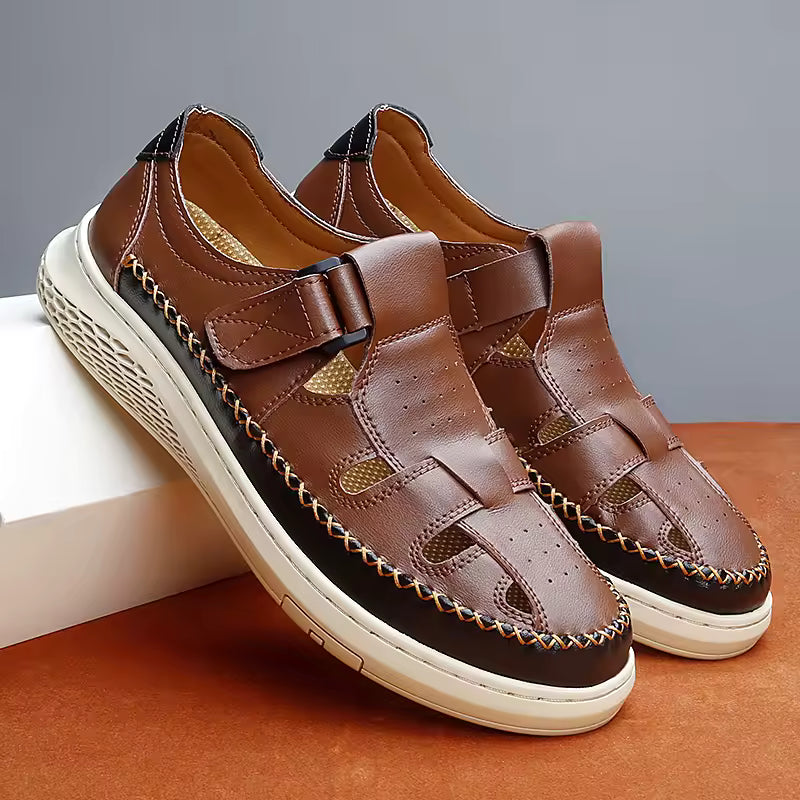 ORTAX™ Leather Comfort Sandals – Modern Style, All-Day Comfort 🤎✨