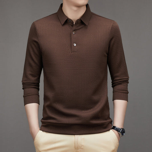 Polo White-Brown Professionnel Style 2026  ✨