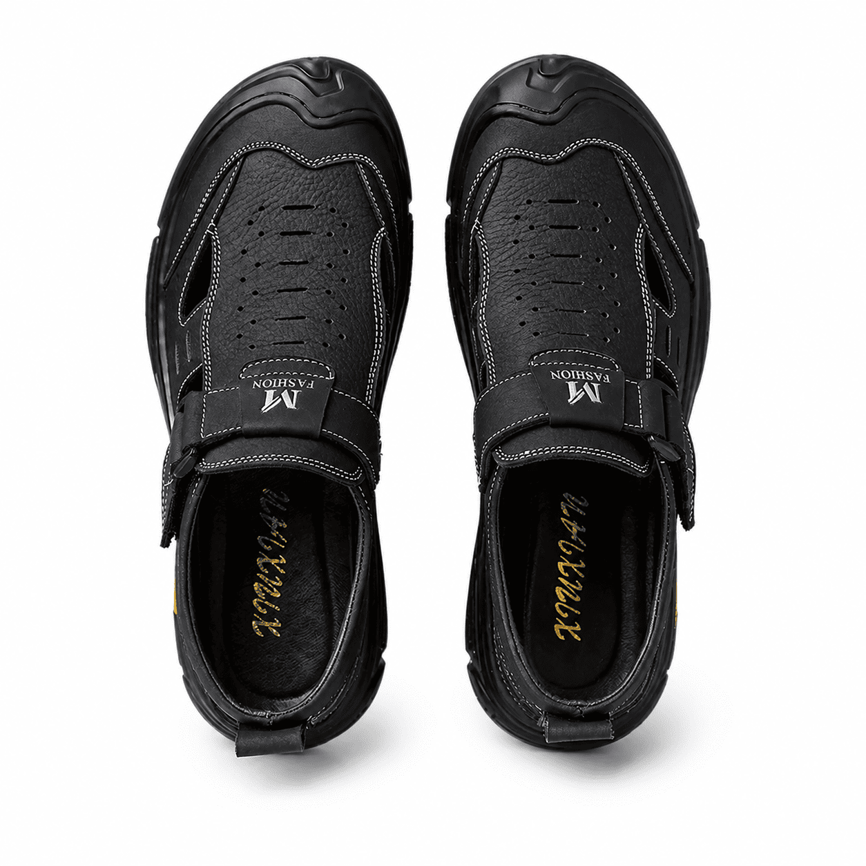 🖤 Men’s Breathable Hollow-Out Sandals – Comfort Meets Styl