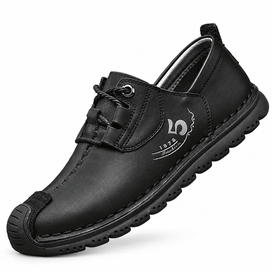 👞 Men’s Premium Leather Lace-Up Shoes