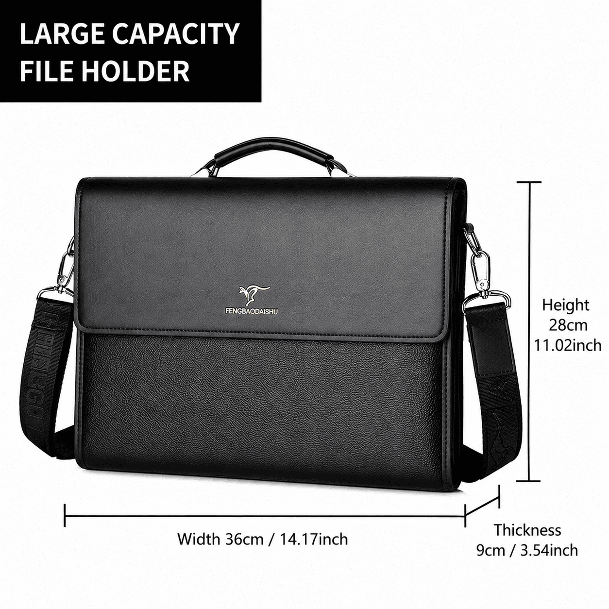 👜 Men’s Premium Business Leather Bag