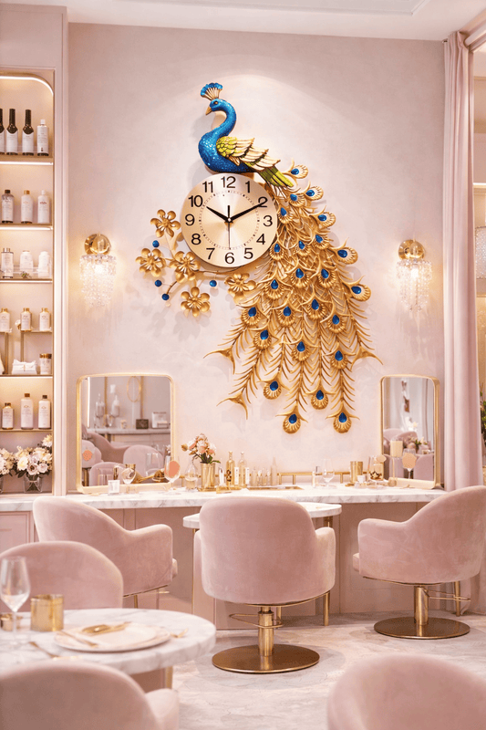 🦚Majestic Peacock Wall Clock – Luxury Metal Art Décor2026🦚 ✨