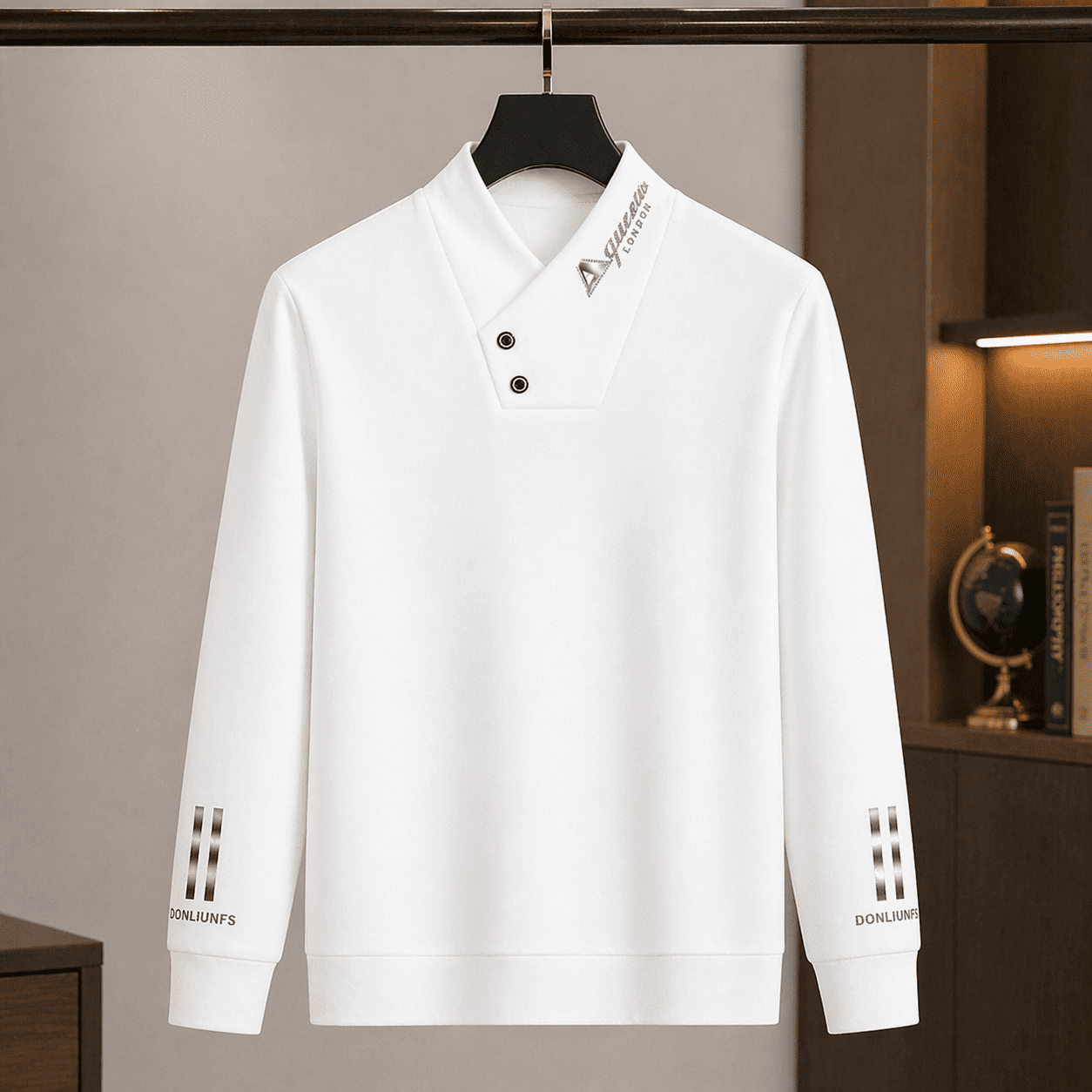 🤍 Men’s Premium White Sweatshirt✨
