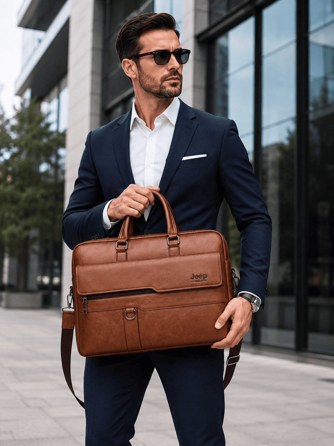 💼 Jeep BULUO Premium Business Briefcase ✨