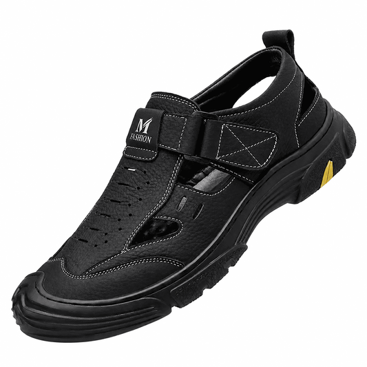 🖤 Men’s Breathable Hollow-Out Sandals – Comfort Meets Styl