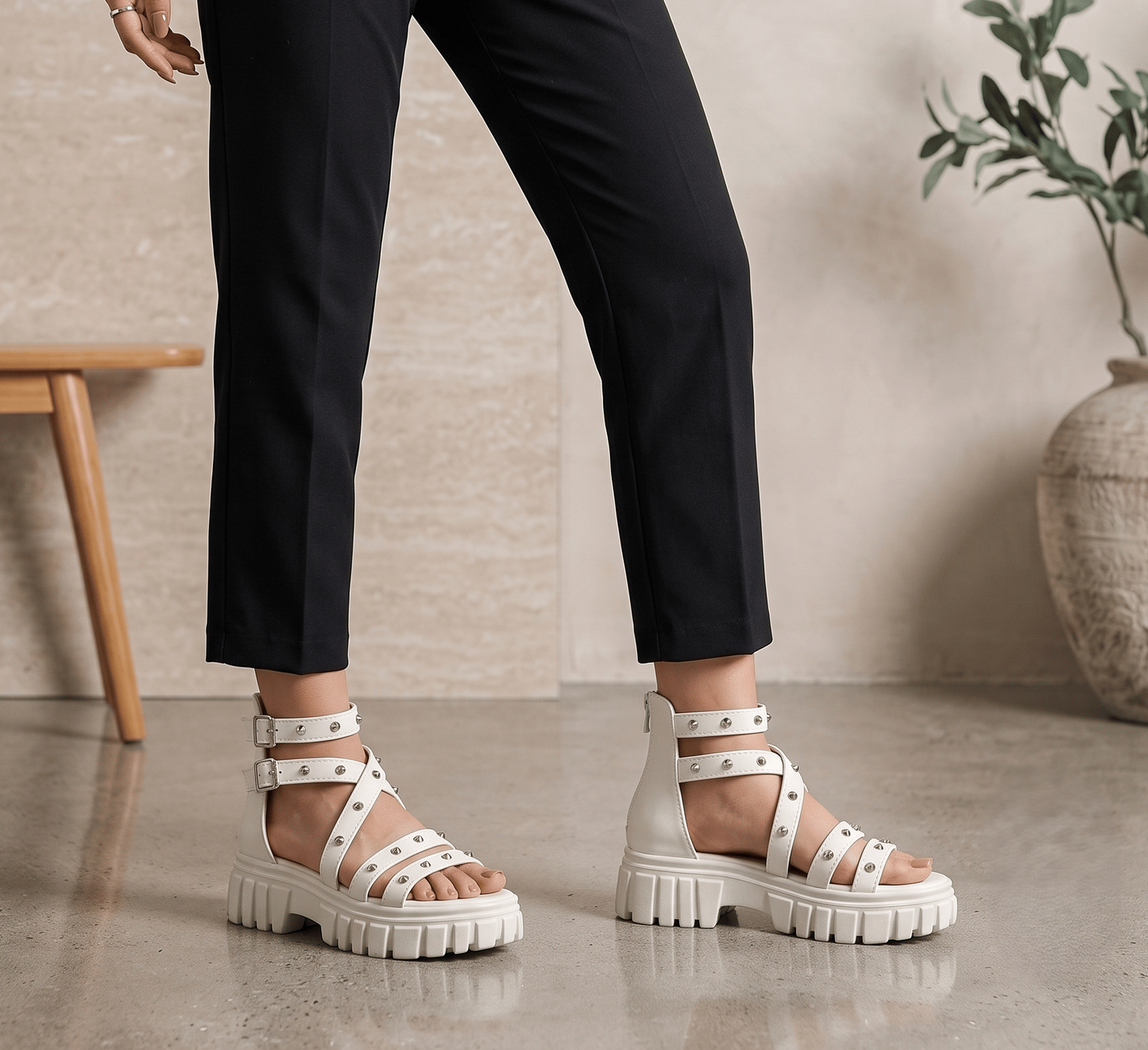 👡 Elegant Women's Sandals  Chic White2026