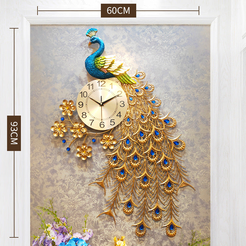 🦚Majestic Peacock Wall Clock – Luxury Metal Art Décor2026🦚 ✨