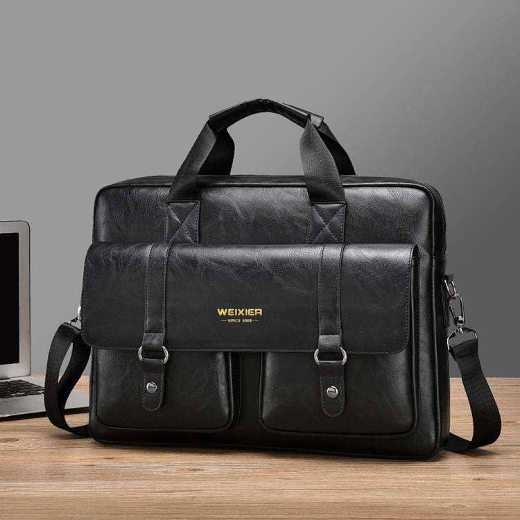💼 WEIXIER Leather Business Briefcase