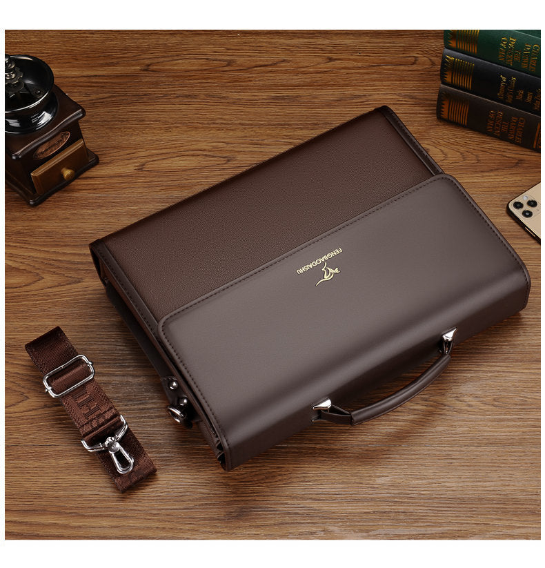 Men's Premium Business Crossbody Bag – Large Capacity