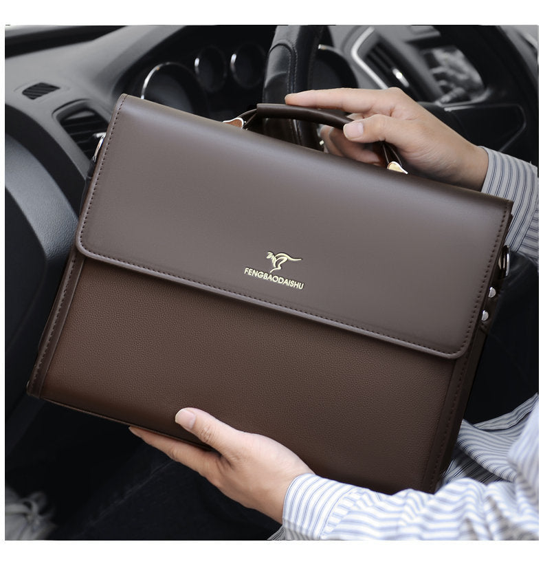 Men's Premium Business Crossbody Bag – Large Capacity