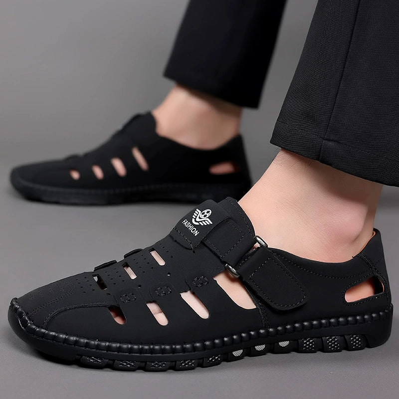 👞 Men's Casual Business Perforated Sandals