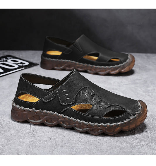 👞 New Design Men’s Sandals with Genuine Rubber Sole