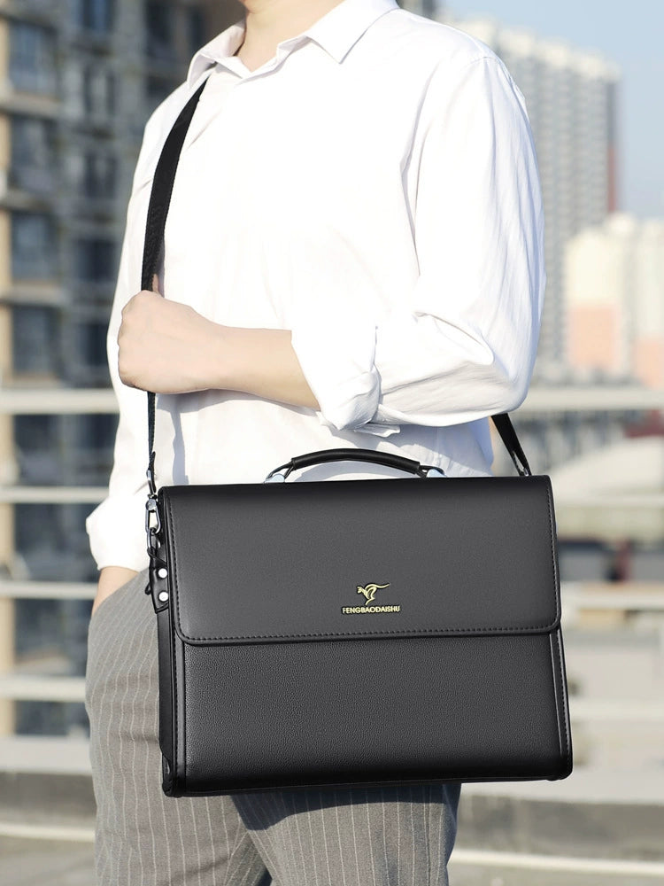 👜 Men’s Premium Business Leather Bag
