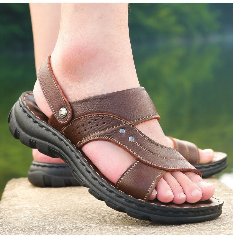 Men’s Premium Cowhide Leather Sandals✨