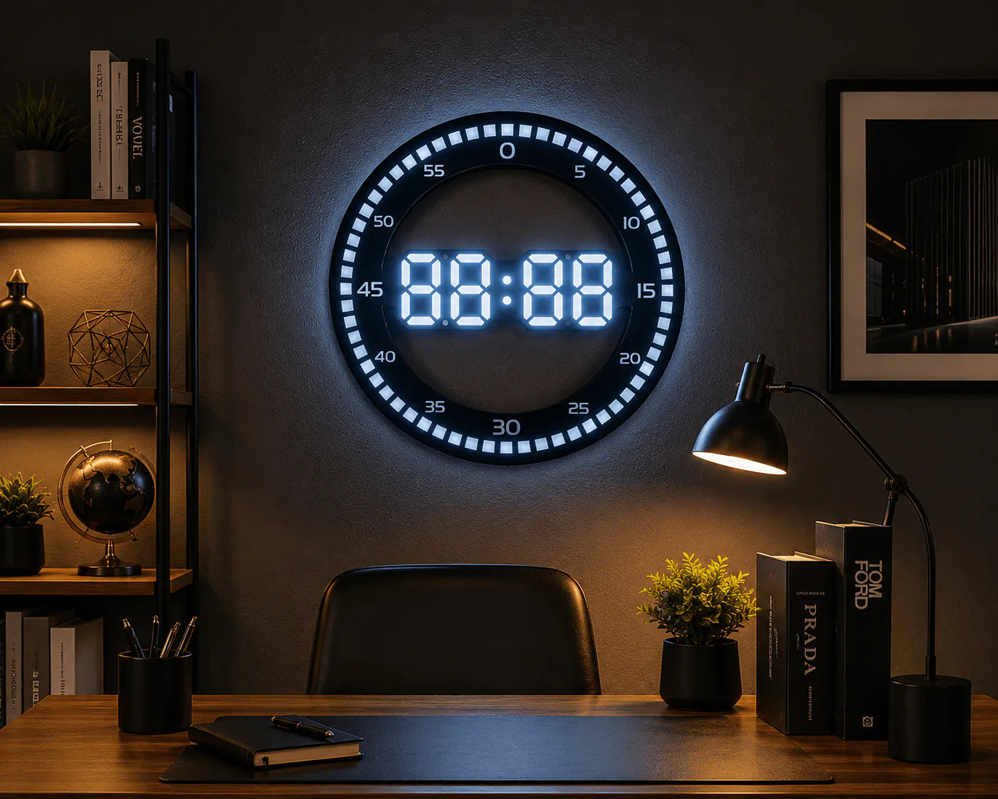 🏡 Transform Your Interior with the 2026 Circular LED Clock! ✨