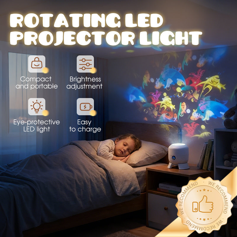 Projecteur Magique LED rotatif à effet dynamique