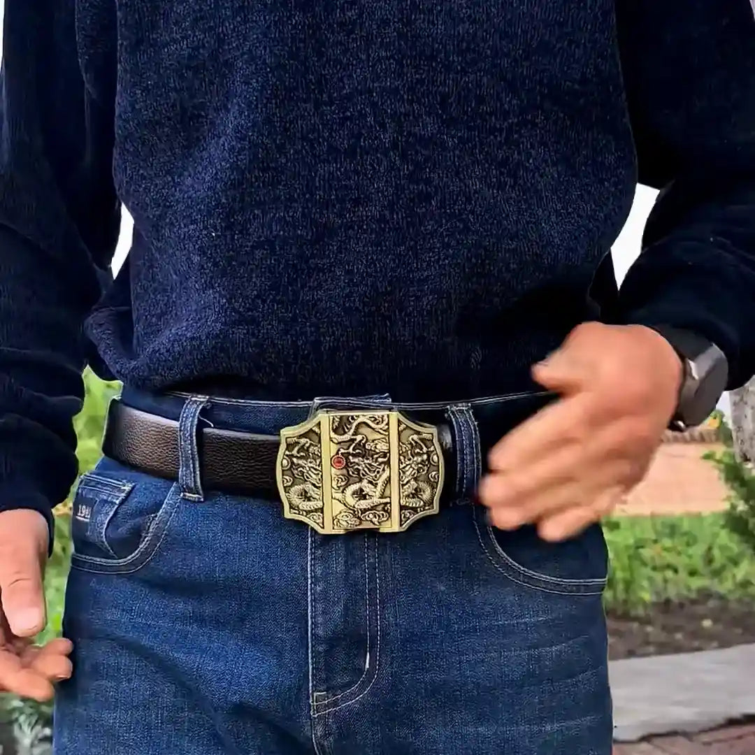 Ceinture Dragon with Briquet Cache-2026